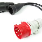 Verloopstekker 400 V naar 240 V 16 Amp