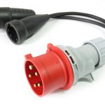 Verloopstekker 400 V naar 240 V 32 Amp